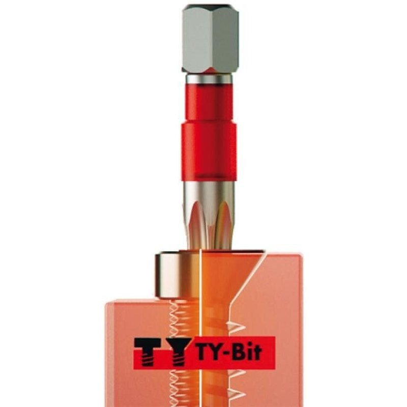 Jeu de 5 embouts TY - empreinte Torx - T25 - longueur 49mm WIHA