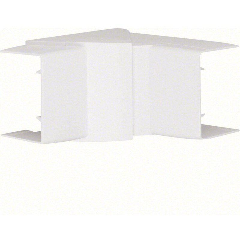 Angle intérieur blanc pour goulotte, H.12 x P.12 cm