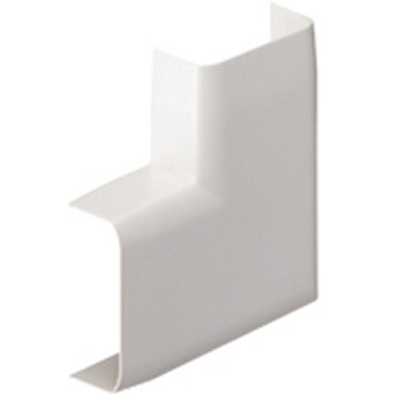 Angle plat blanc pour moulure, H. 5.4 x P.1.5 cm