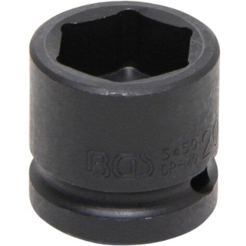 Coffret 17 douilles à choc 6 pans extra plate 8 - 24 mm carré 12.5 mm 1/2" BGS TECHNIC