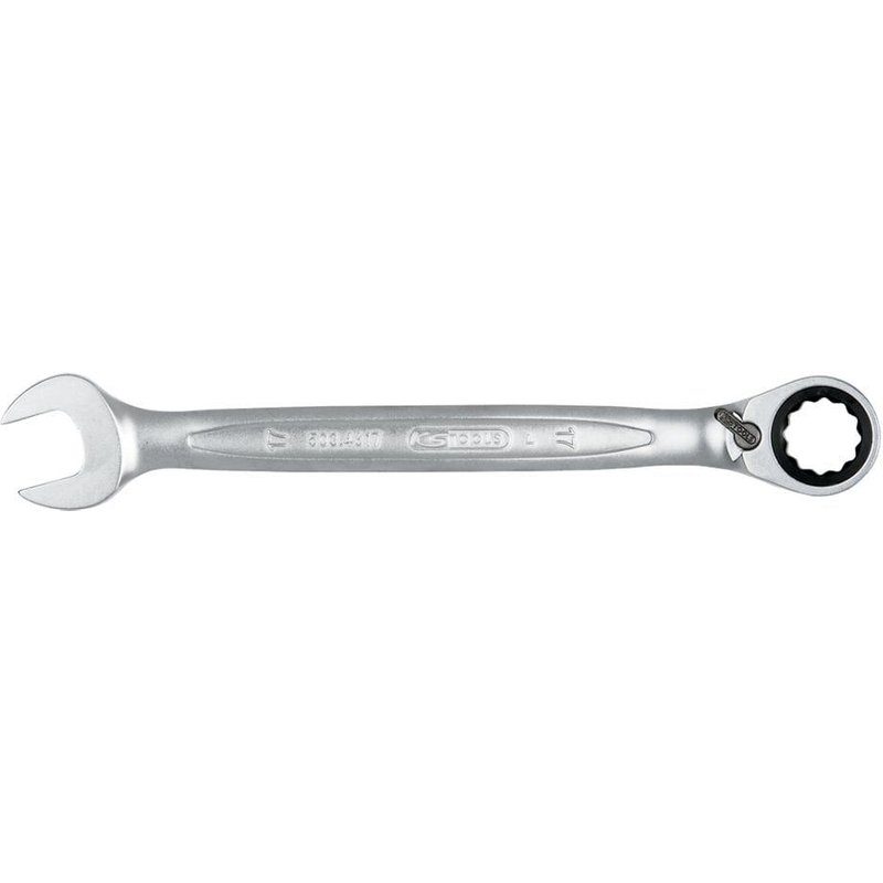 Clé mixte à cliquet réversible GEARplus 72 dents 17 mm