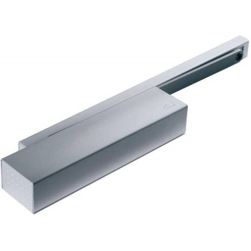 Ferme-porte à bras glissière + plaque - force 4 - blanc - TS 91 B DORMAKABA