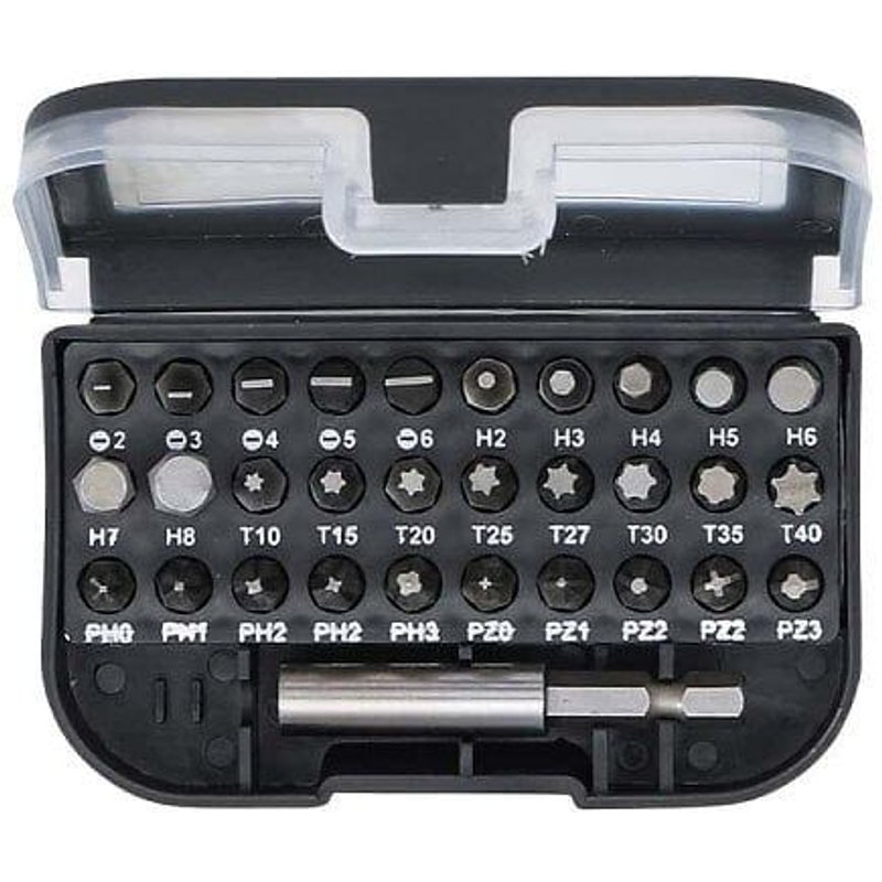 JEU D'EMBOUTS 6,3 MM (1/4") 31 PIÈCES