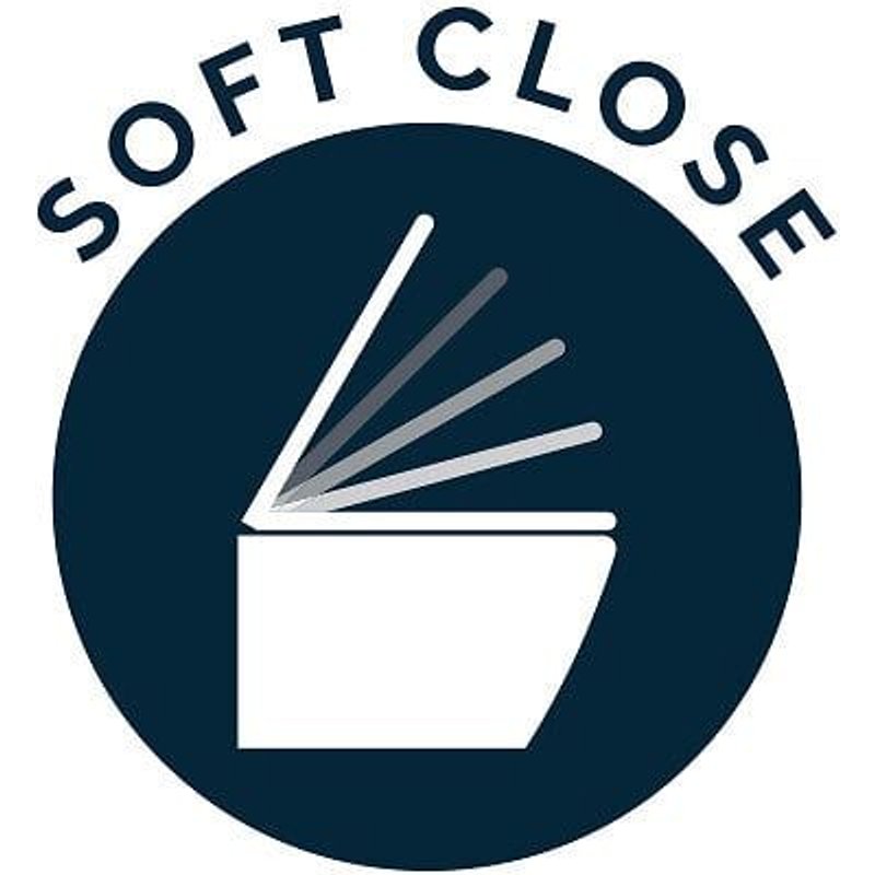 Abattant amovible avec frein de chute O.Novo pour cuvette WC et WC suspendu (9M38S101)