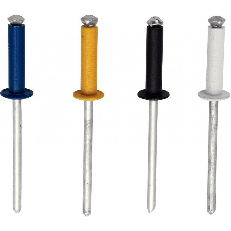 RAPID Rivets automobile 4 couleurs 4x16mm en alu