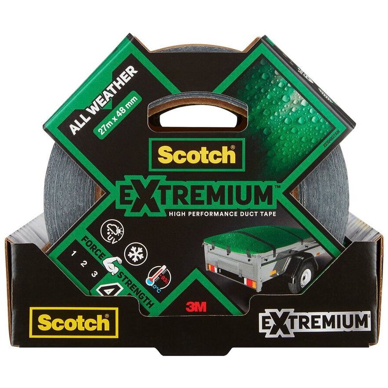 3M Toile de Reparation Extremium All Weather - Gris - 27mx48mm