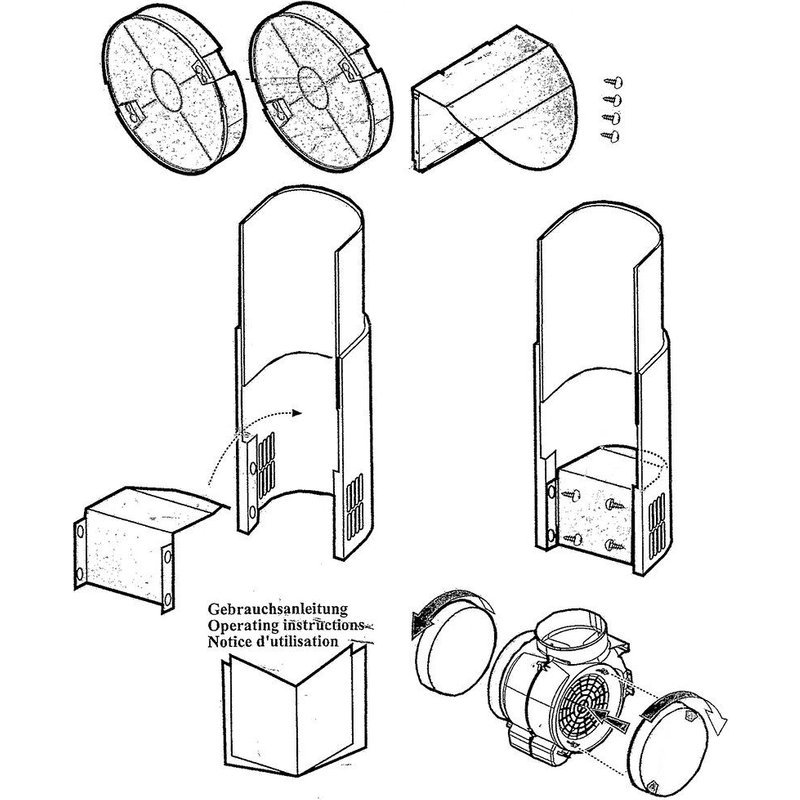Kit De Recyclage Pour Hotte Décorative Dhz5195