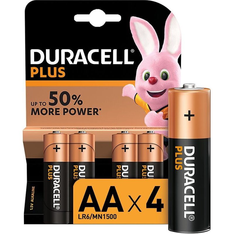 Duracell Plus Power MN1500 - Batterie 4 x type AA - Alcaline