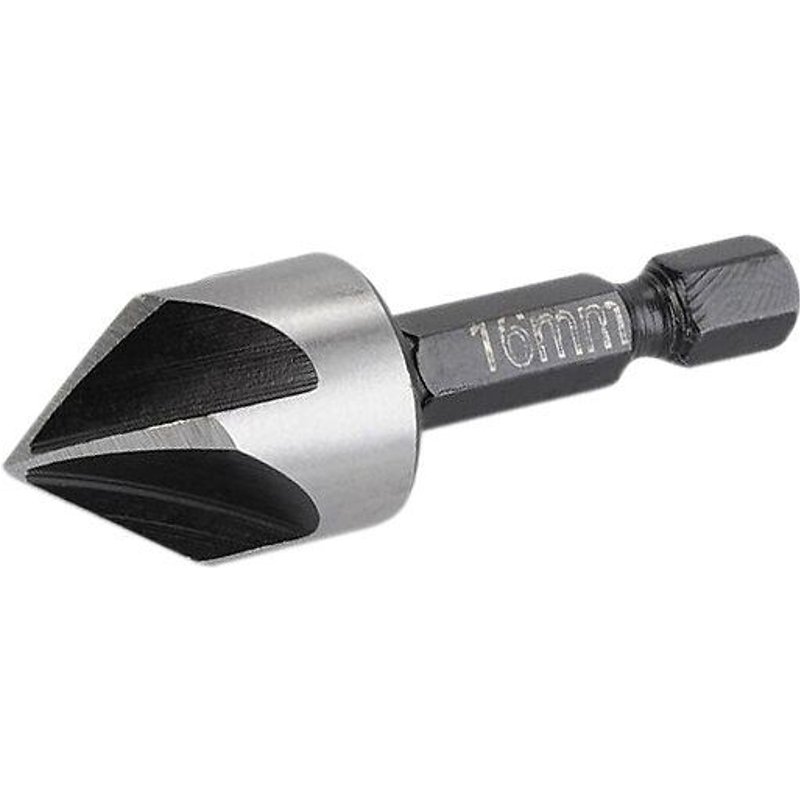 Fraise à bois conique emmanchement hexagonal Ø 16mm