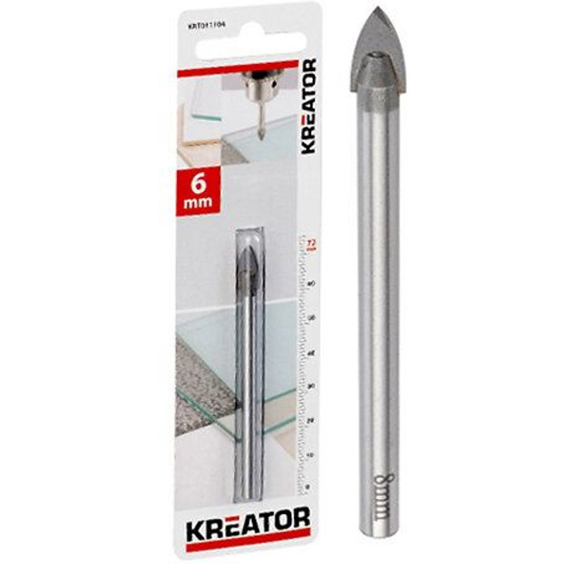 Mèche à verre et faïence Ø 6mm