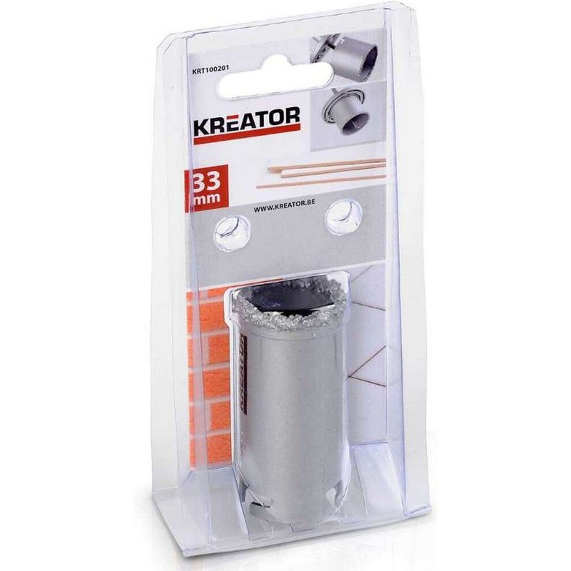 Trépan carbure à pierre et céramique Ø 33mm