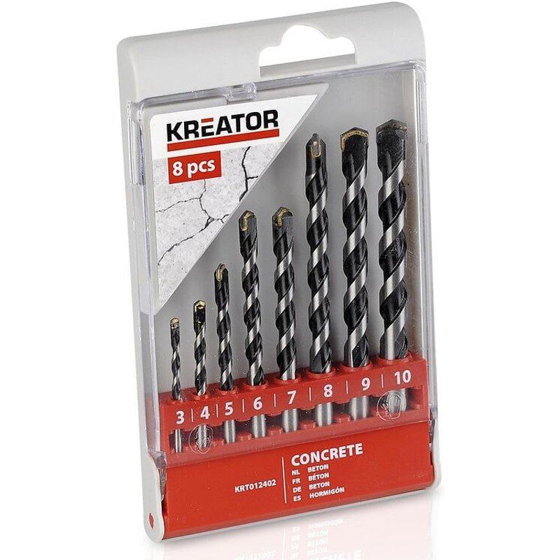 Foret Carbure Beton 3A10 Coff.8P