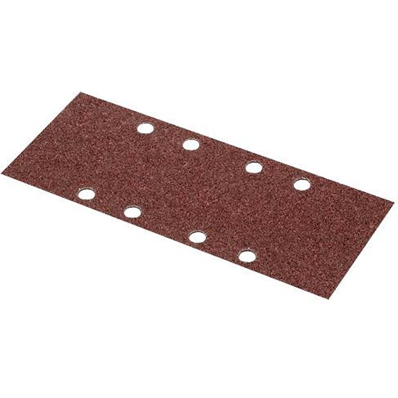 Lot de 5 patins perforés (parrallèle) - grain 120 - 93 x 230 mm