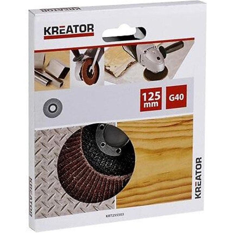 Disque à lamelle corindon - grain 120 - Ø 125 mm