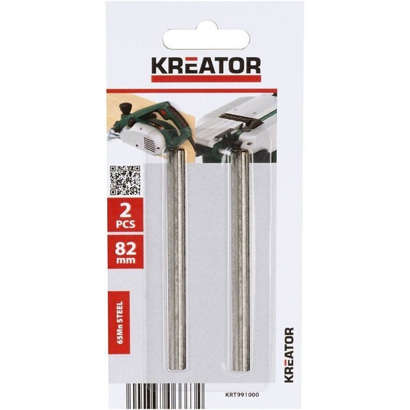 Jeux de 2 couteaux de rechange 82 mm pour POWX1110