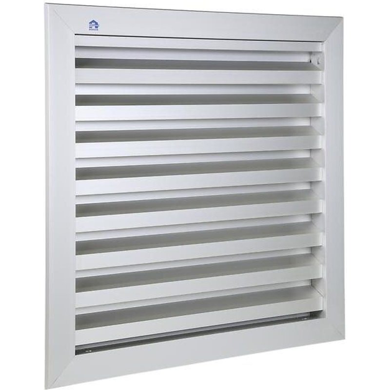 Grille de ventilation Renson 200 x 200 mm aluminium blanc RAL9010