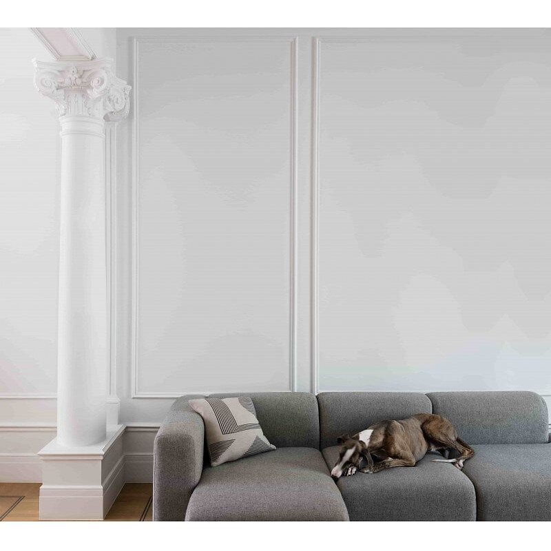 Fût de Colonne entière Forme en relief classique Orac Decor K1102 LUXXUS Elément décoratif en mousse solide 2,02 m