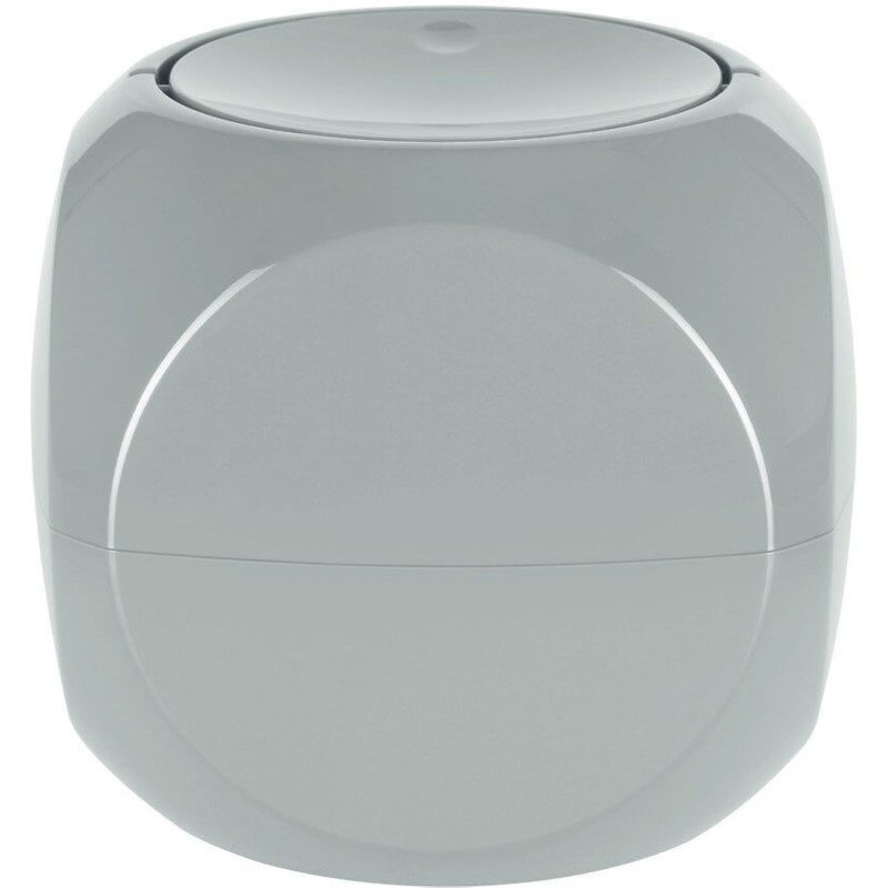 SPIRELLA Poubelle salle de bain Dice - 14x14x14cm - Taupe