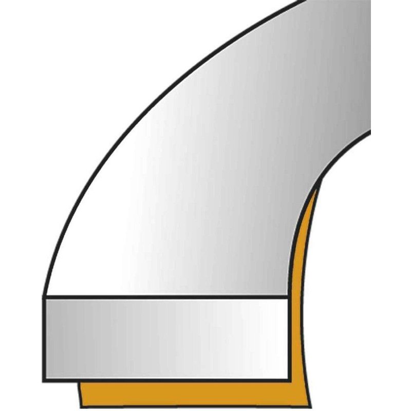 Joint adhésif PVC blanc, profil 'I' 6M