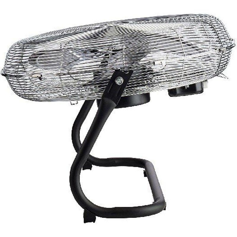 BIMAR Ventilateur sur pied Bacio - Argent, Noir - 55 x 54 x 18 cm