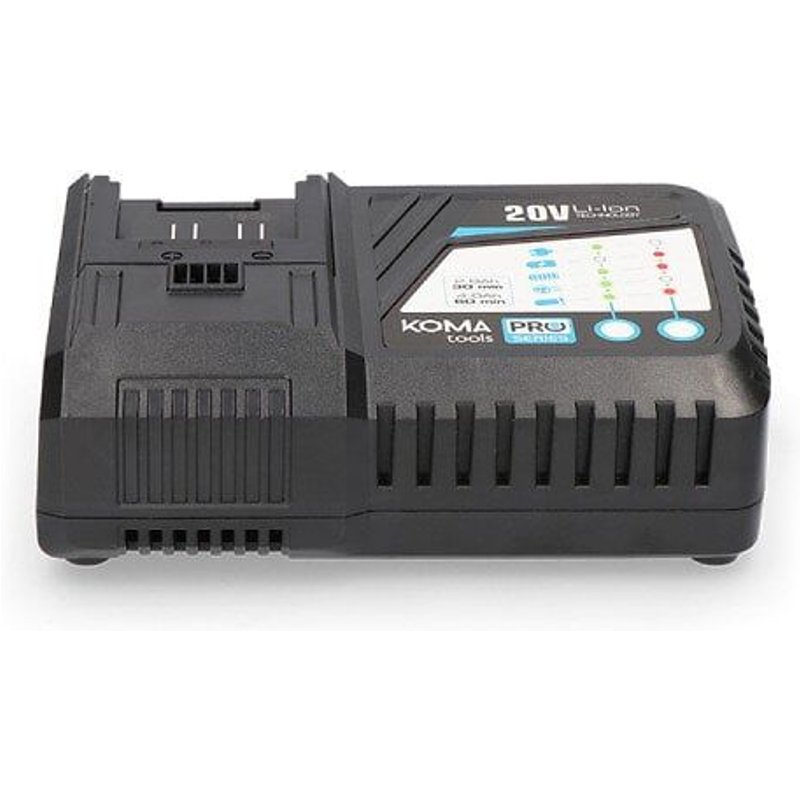 Chargeur KOMA 125W - pour batteries 08770 2Ah et 08771 4Ah - 08773
