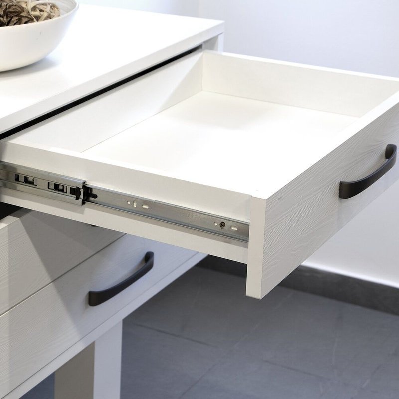 Coulisses à billes à sortie totale - hauteur 45 mm -L650mm-5paires EMUCA