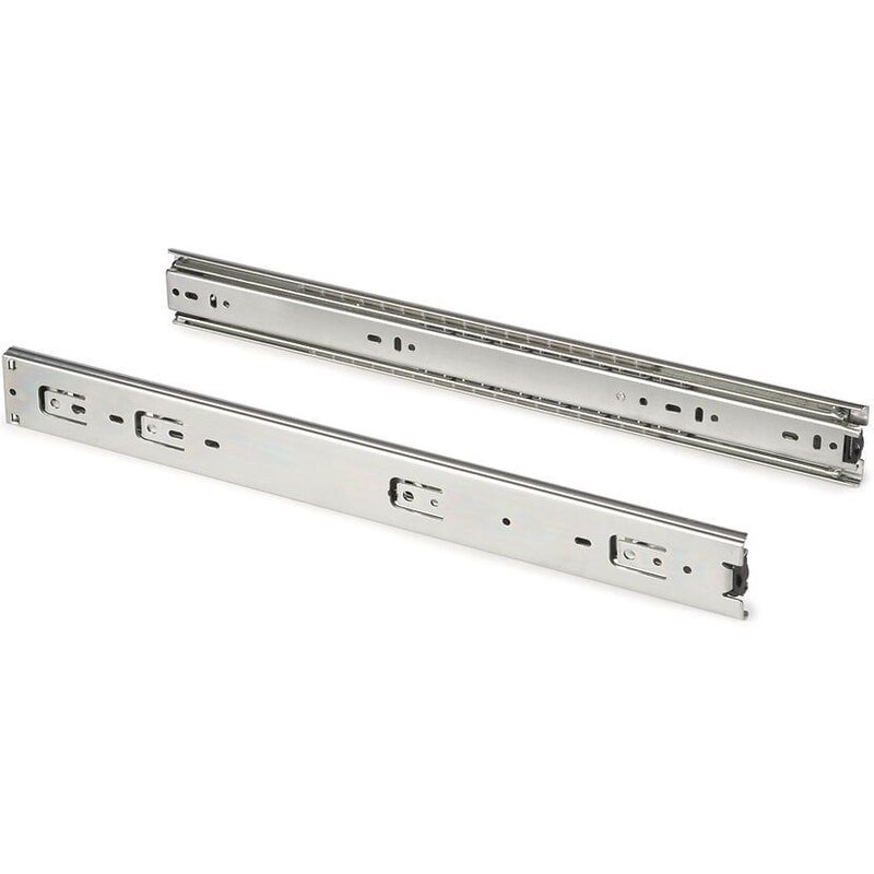 Paire de coulisses a billes - 51 x 600 mm - sortie totale - charge 68 kg - zingué - 2 paires EMUCA