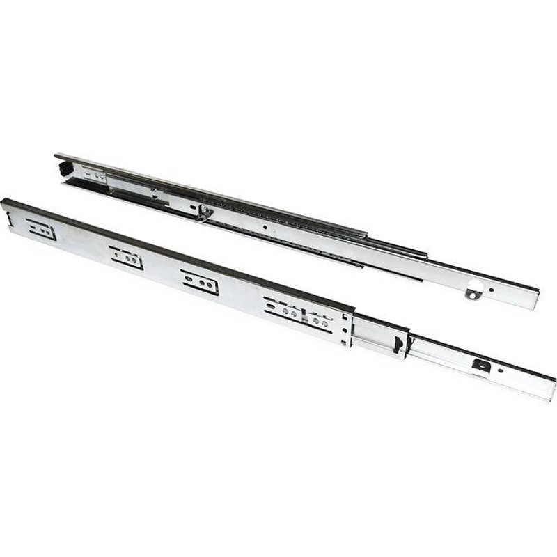 Coulisses à billes avec équerres - sortie totale - hauteur 45 mm - L350mm EMUCA