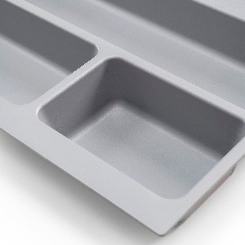 Range-couverts - recoupable - plastique gris - 736x482 mm EMUCA