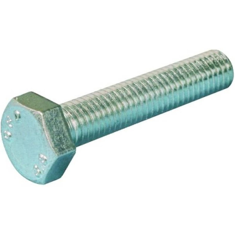 Vis Ă mĂ©taux tĂȘte hexa - acier zinguĂ© 8.8 filetage total - 14x40 - B100 STAFA