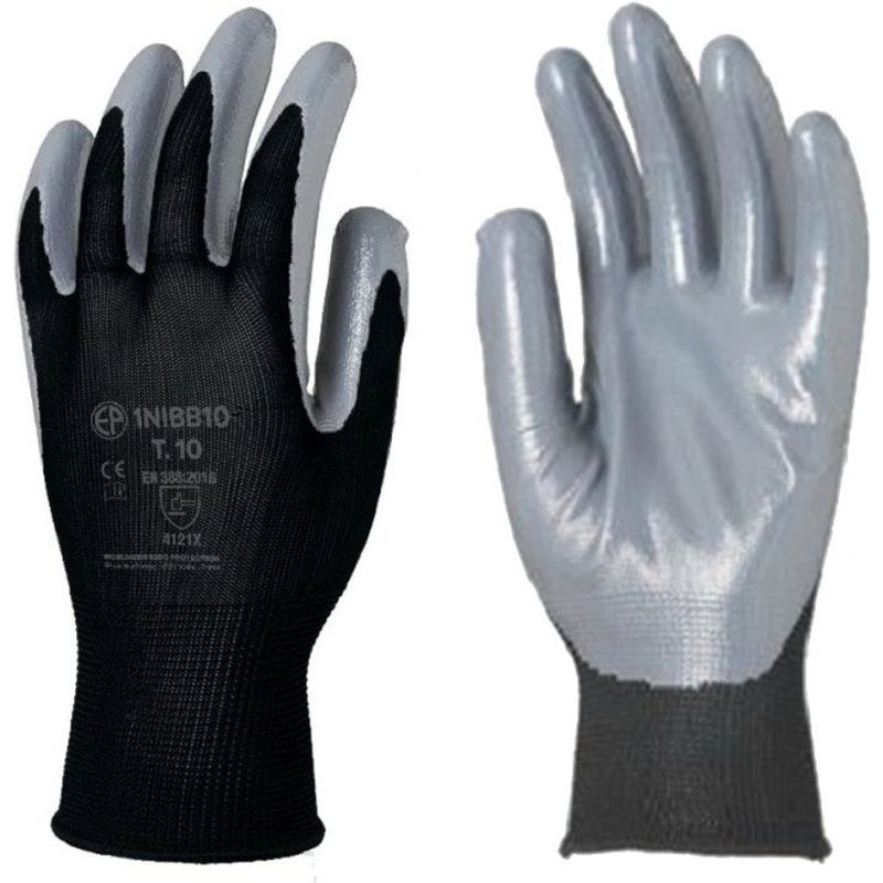 Gants de protection enduit nitrile Eurotechnique 1NIBB