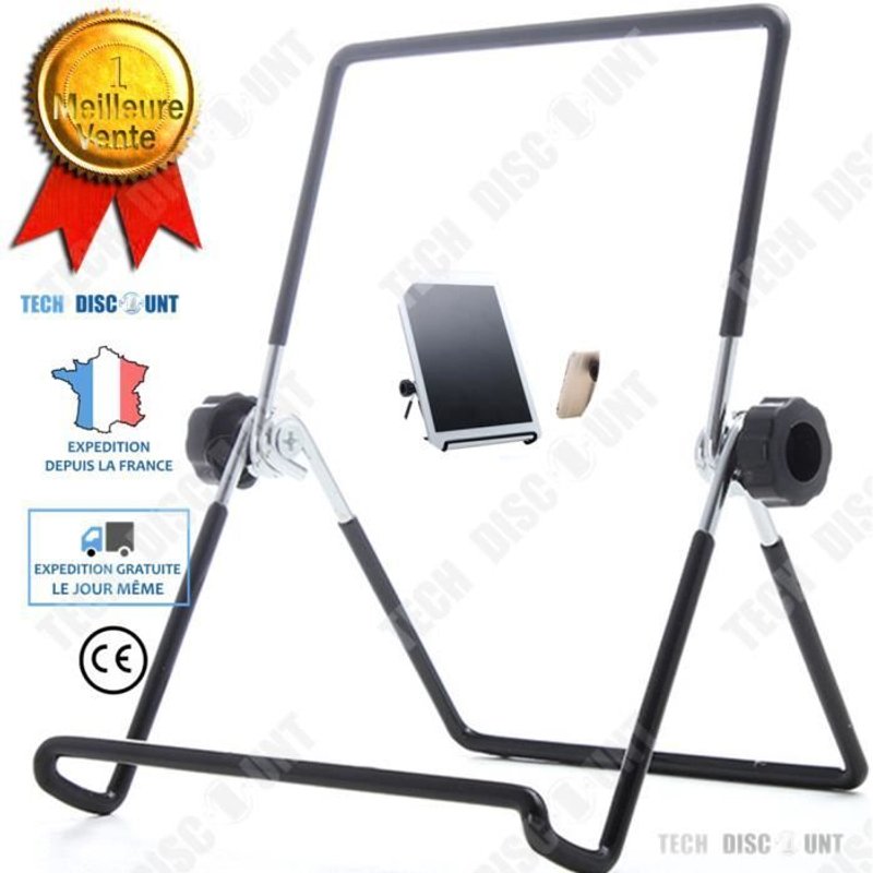 TD® support tablette pliable samsung cuisine ipad galaxy tab bureau reglable ajustable ventilé portable table asus tactile stable