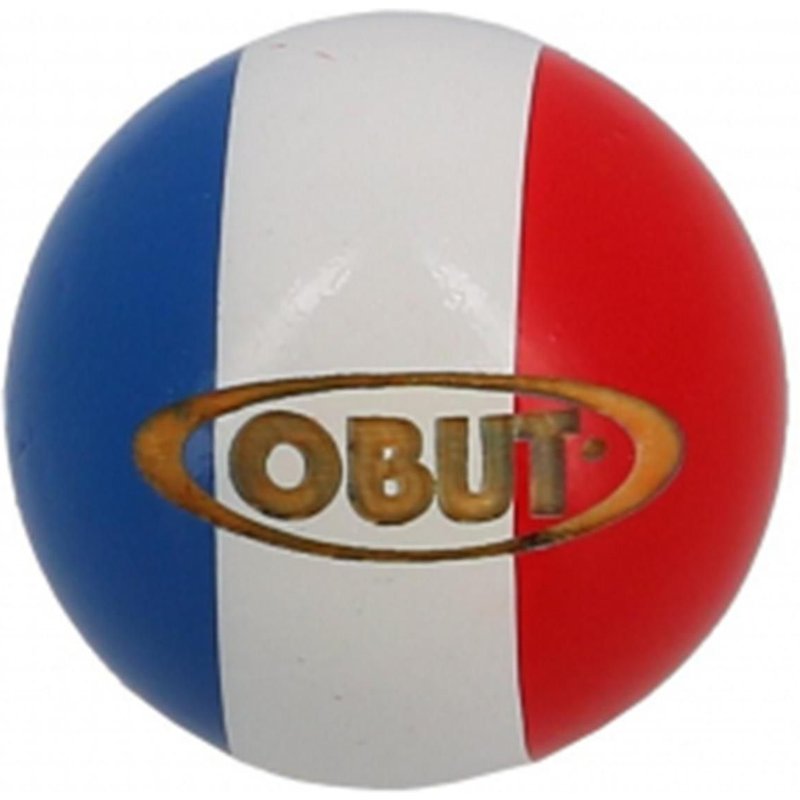 Buts De Pétanque Obut But Logo Ellipse Tri Colore Blanc