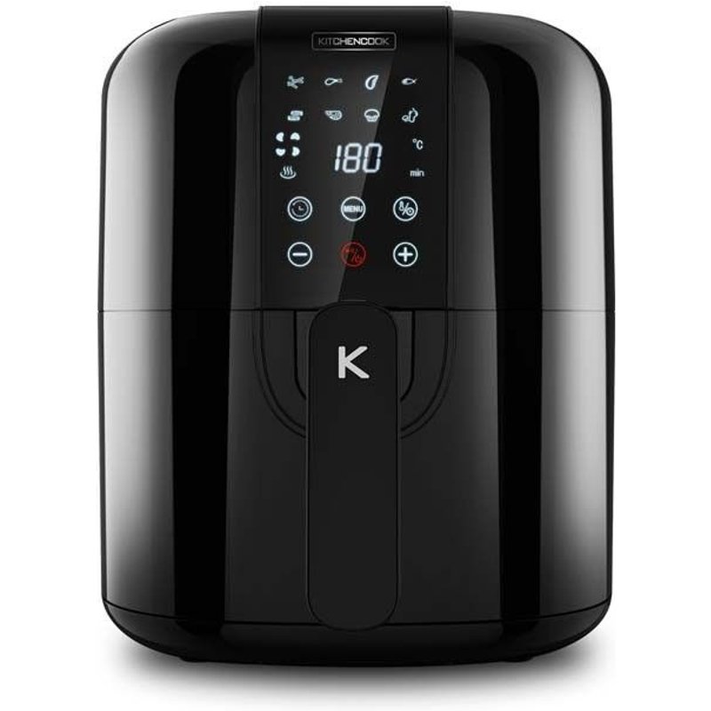 Friteuse Sans Huile 3l - 8 Programmes Airmed Noir Kitchencook