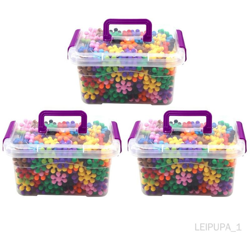 900pcs Blocs Briques Jeux De Constructions Diy En Plastique Jigsaw Puzzle Diy Jouet Ingénierie