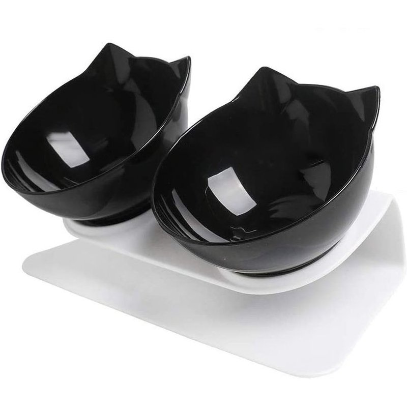 Bol De Nourriture Pour Animaux De Compagnie Inclinaison De 15 ° Réduit Les Douleurs Au Cou Pour Les Chats Et Les Chiens