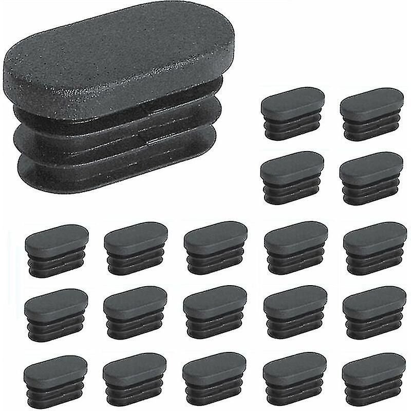 Meubles En Plastique Leg Caps Ovale Chair Leg Caps Plastic Furniture Leg Caps Ovale Trampoline Chair Caps 20pcs (15x30mm)