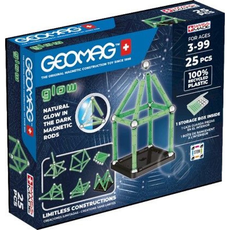 Glow G.L. Geomag - Ecofriendly 25 Pcs Glow