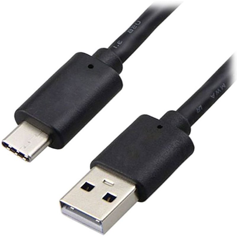 Câble USB vers USB-C - 1,5 m - Noir