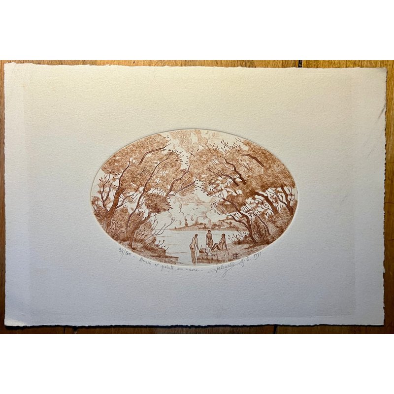 Gravure 34/200 - Burin Et Pointe Sur Cuivre - Jean-Claude Lalouette 1981