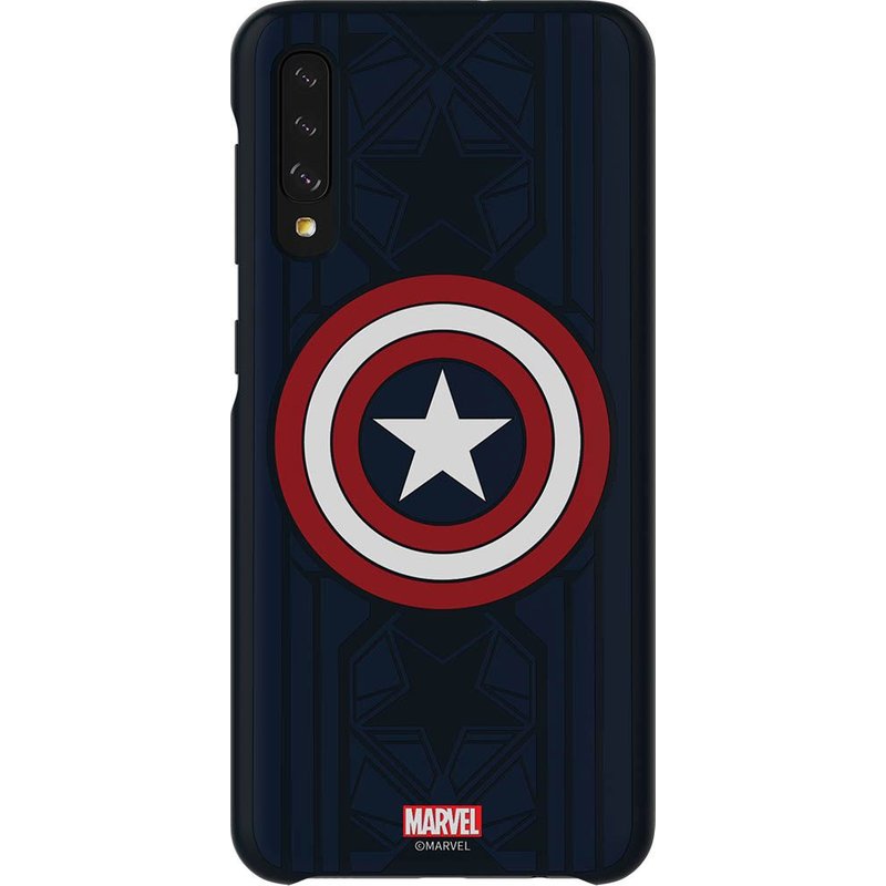 SAMSUNG GP-FGA505HIBLW - Coque Avengers Captain America Bleu G A50