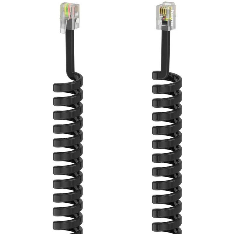 Câble de casque, fiche mâle modul. 4p4c - fiche mâle modul. 4p4c, 1,5m