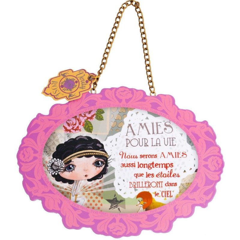 Plaque Déco À Suspendre Verity Rose