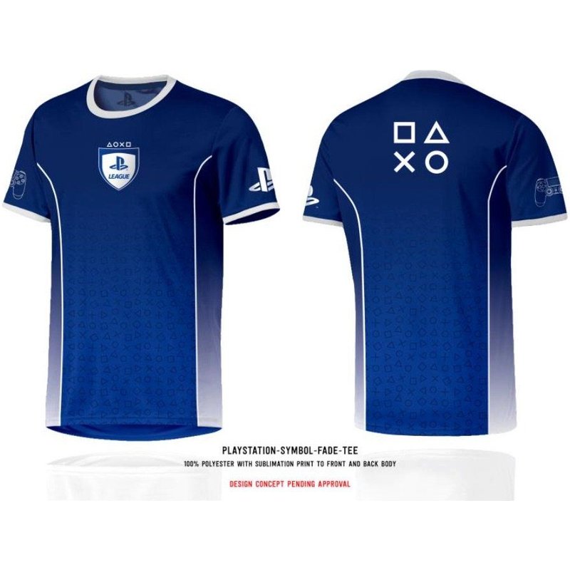 Playstation - T-Shirt Esport Jersey Playstation Symbol (L)
