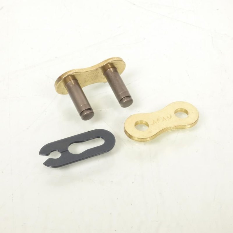 Attache rapide à clipser Afam type MX6 pas 520 couleur or