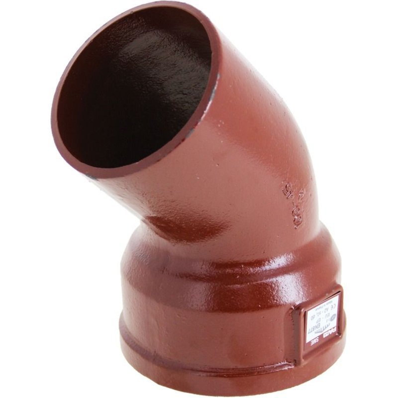 Coude 45° SME D100 - PAM - FTB01212