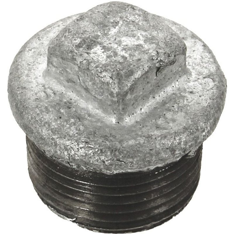 Bouchon à collerette mâle 290 galvanisé 1 1/2'' 40/49 - VIRFOLLET - 29005007