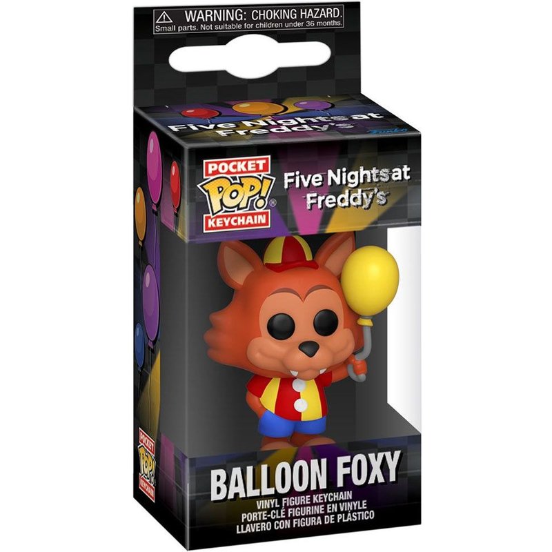 Porte-Clés Funko Pop - Five Nights At Freddy's - Foxy Ballon - Porte-Clés (67631)