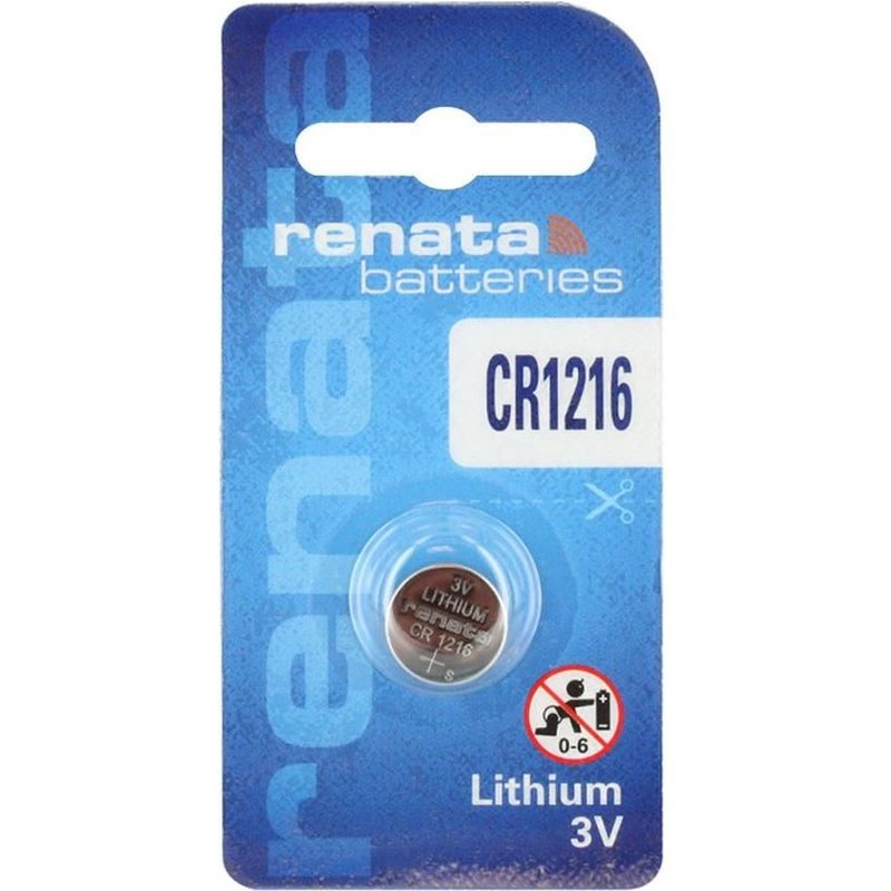 RENATA Pile bouton CR1216 Lithium 3V