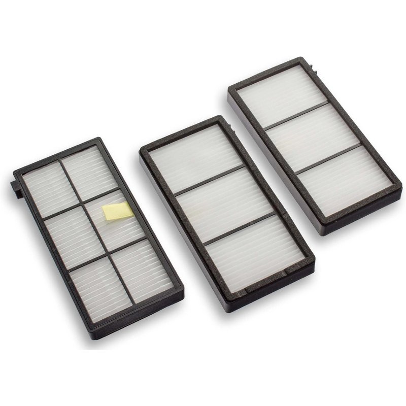 vhbw 3x Filtres HEPA aspirateurs, compatible avec iRobot Roomba 800, 860, 866, 870, 871, 876, 880, 885, 886, 890, 900, 960, 966, 980, 990